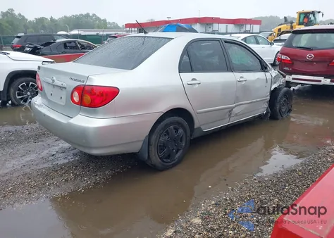 2004 Toyota Corolla Le z USA, uszkodzony, nr VIN 2T1BR32E44C299304